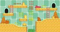 Platform game tileset 6 Royalty Free Stock Photo