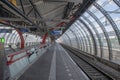 Platform Rain Train Station At Amsterdam The Netherlands 14-5-2022