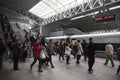 Platform 4, Shanghai Central Railway Station Royalty Free Stock Photo