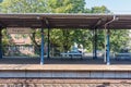 The platform of Sopot main train station, Poland.