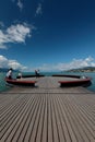 Platform Sur Mer on Lake Geneva Royalty Free Stock Photo