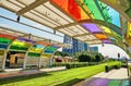 modern tram station platform, Guangzhou China Royalty Free Stock Photo