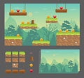 Platformer game design set