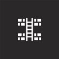 platformer icon. Filled platformer icon for website design and mobile, app development. platformer icon from filled arcade