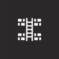 platformer icon. Filled platformer icon for website design and mobile, app development. platformer icon from filled arcade