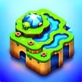 Platformer Software App Style Icon. Generative AI.