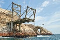 Platforms at Ballestas-island