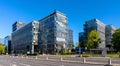 Platinium Business Park office complex at Domaniewska 42/44 in Sluzew Przemyslowy - Industrial Sluzew - business quarter in Royalty Free Stock Photo