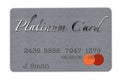 Platinum Credit Card Royalty Free Stock Photo