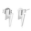 Platinum designer earring Royalty Free Stock Photo