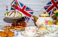 Platinum Jubilee vintage tea party Royalty Free Stock Photo