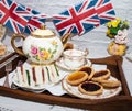 Platinum Jubilee vintage tea party Royalty Free Stock Photo