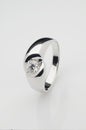 Platinum ring Royalty Free Stock Photo