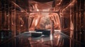 Platinum & Rose Gold: A Futuristic Luxe Interior, Captured by Steven Meisel with Nikon Z6 II