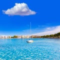 Platja de Alcudia beach in Mallorca Majorca