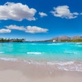 Platja de Alcudia beach in Mallorca Majorca Royalty Free Stock Photo