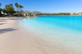 Platja de Alcudia beach in Mallorca Majorca Royalty Free Stock Photo