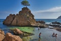 Platja de la Mar Menuda, Tossa de Mar Catalonia Royalty Free Stock Photo