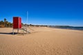 Platja Prat d\'En Fores beach in Cambrils Royalty Free Stock Photo