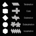 Platonic Solids Nets Names