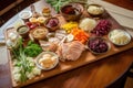 a platter of deconstructed recipe ingredients, ready to be mixed and matched into new delicious meal combinations