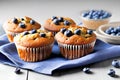 Blueberry Muffins. Generative AI