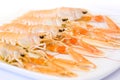 Platter of langoustine or scampi Royalty Free Stock Photo