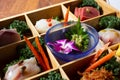 platter of sashimi pieces, sushi Royalty Free Stock Photo