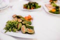 Photo of snack platters on the table Royalty Free Stock Photo