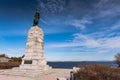 Memorial to Samuel Champlain Facing Lake Champlain