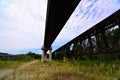Plattsmouth nebraska toll bridge on the former rail line Royalty Free Stock Photo