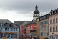 Plauen, Germany - March 28, 2023: Market Square in the historical centre of Plauen, Saxony, Germany