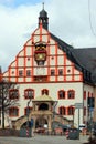 Plauen, Germany - March 28, 2023: Town hall in the historical centre of Plauen, Saxony, Germany