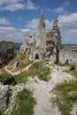 Plavecky castle ruins, Slovakia Royalty Free Stock Photo