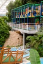 Play area in indoor water park Royalty Free Stock Photo