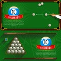 Play Billiards Realistic Compositions