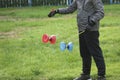 Play diabolo Royalty Free Stock Photo