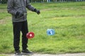 Play diabolo Royalty Free Stock Photo