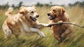 play dog tug of war