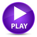 Play elegant purple round button