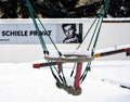 Play equipment and info board Schiele privat