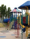 Play equipment in park Royalty Free Stock Photo