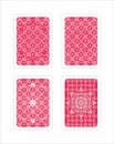 Play gambling card pattern