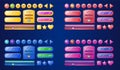 Play game interface button ui icon vector design Royalty Free Stock Photo