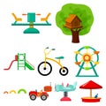 Play garden set icons