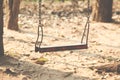 Children swing,playground in the park Royalty Free Stock Photo