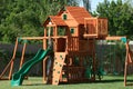 Play house swings and slide Royalty Free Stock Photo