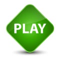 Play elegant green diamond button