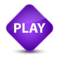 Play elegant purple diamond button