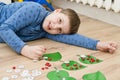 Play and learn. mathematical tasks